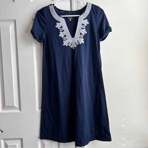 Lilly Pulitzer Navy Blue Short Sleeve Maisy Dress
